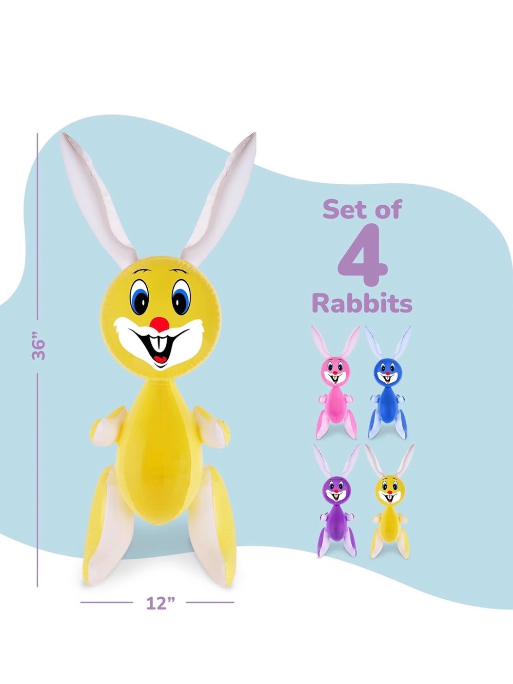 Inflatable bunnies - Picture 2 of 4